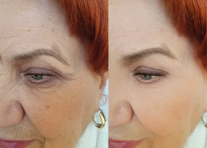 Vorher und nach der Behandlung mit Mesotherapie